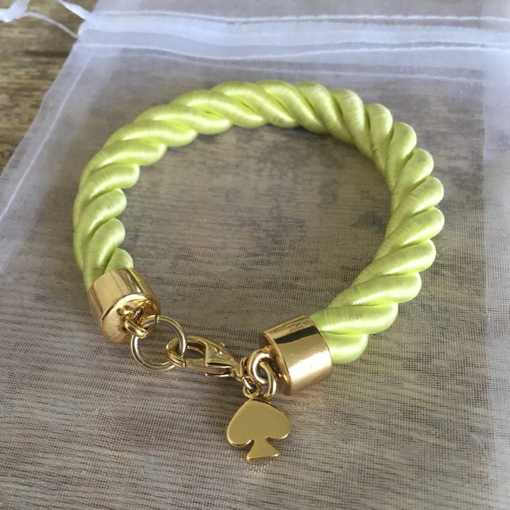 COPY - Kate Spade Learn The Ropes Bracelet - Green